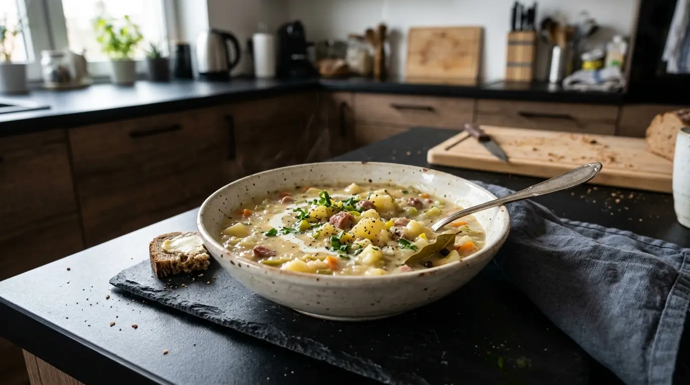 Niemiecka zupa ziemniaczana Kartoffelsuppe