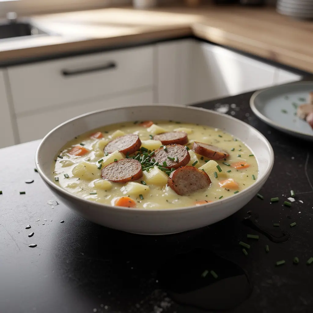 Niemiecka zupa ziemniaczana Kartoffelsuppe
