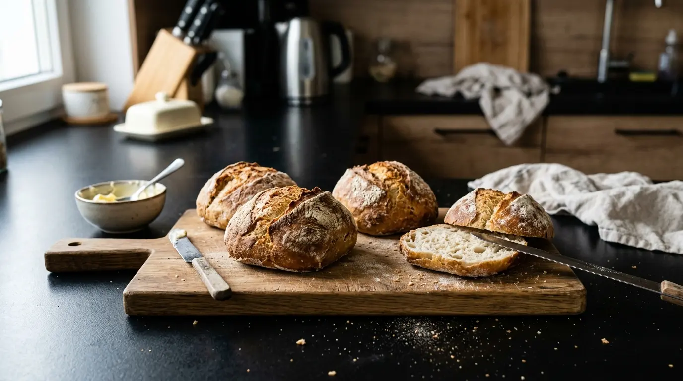 Niemieckie bułki śniadaniowe Brötchen