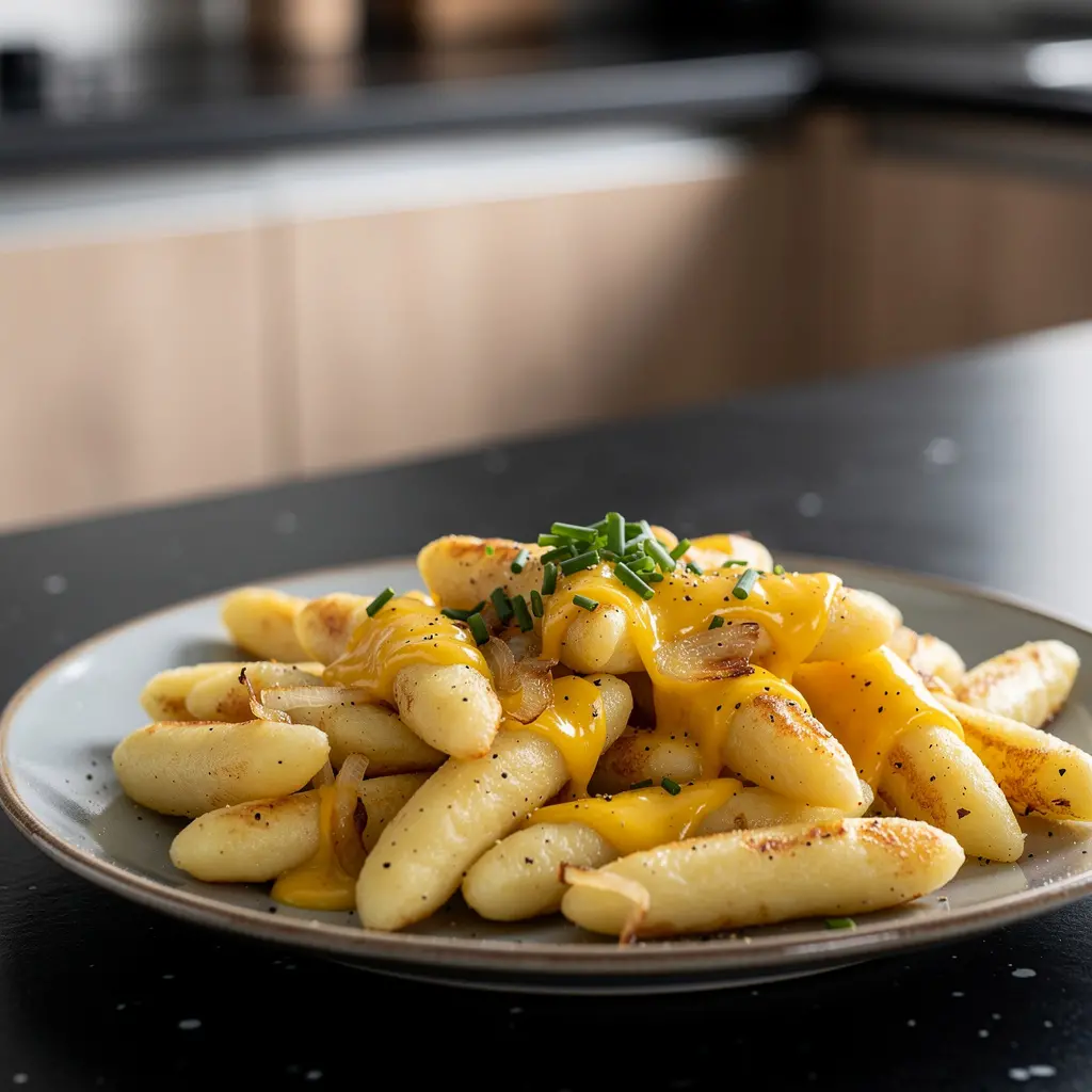 Schupfnudeln allemandes au fromage à la poêle