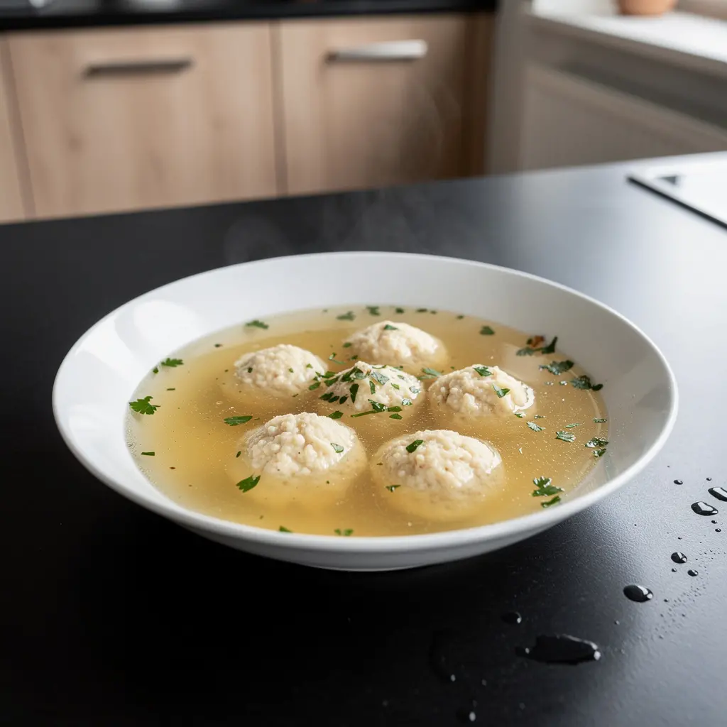 Gnocchis allemands de semoule Grießklößchen pour bouillon