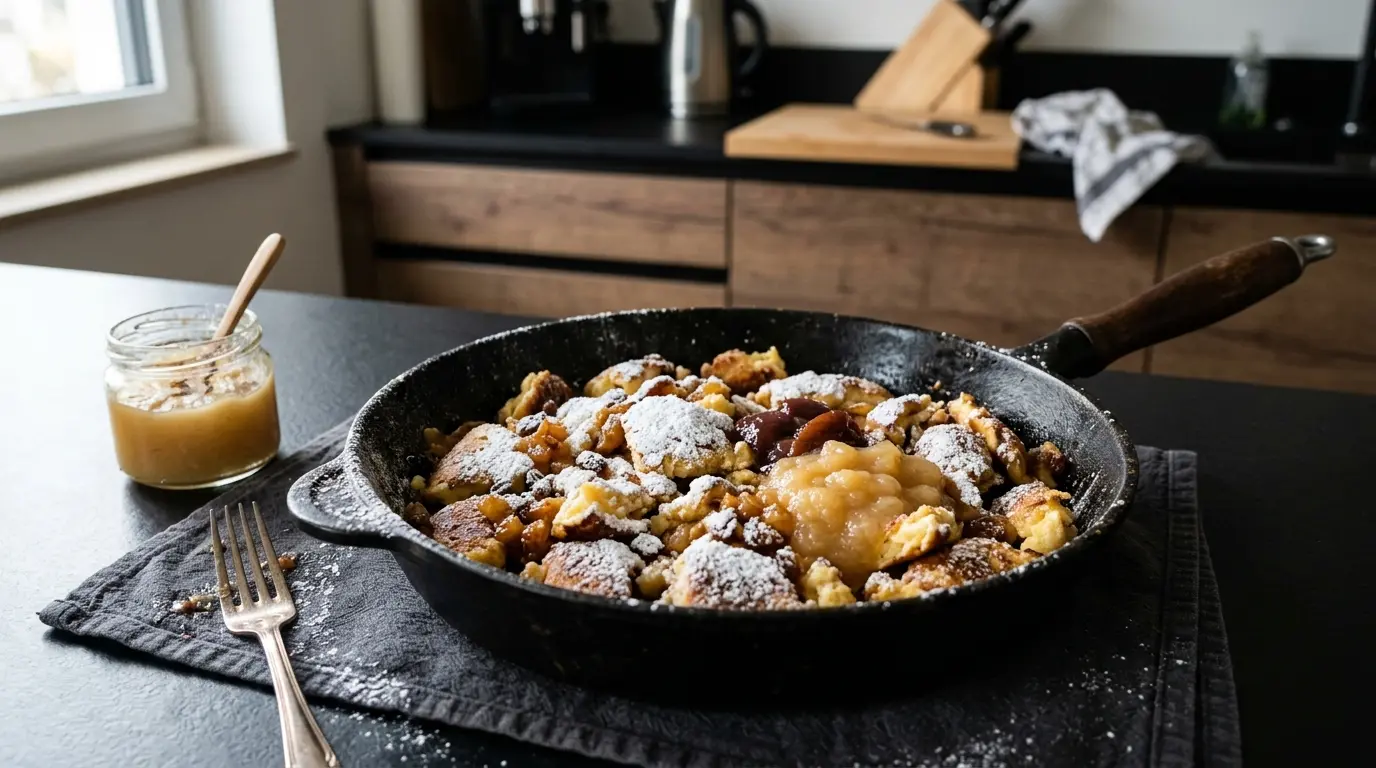 Niemieckie naleśniki Kaiserschmarrn po bawarsku