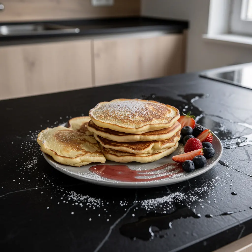 Crêpes allemandes au fromage blanc Quarkpfannkuchen