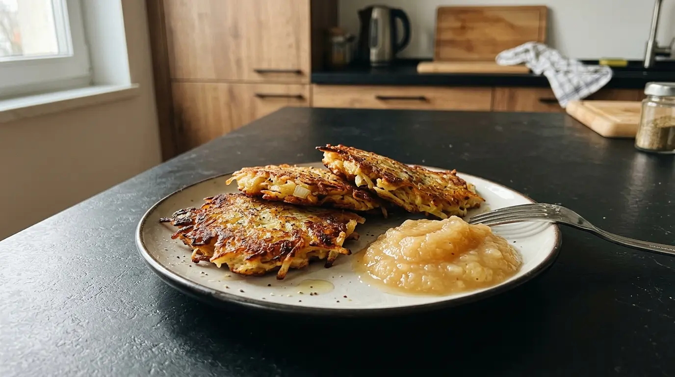 Galettes de pommes de terre allemandes Reibekuchen