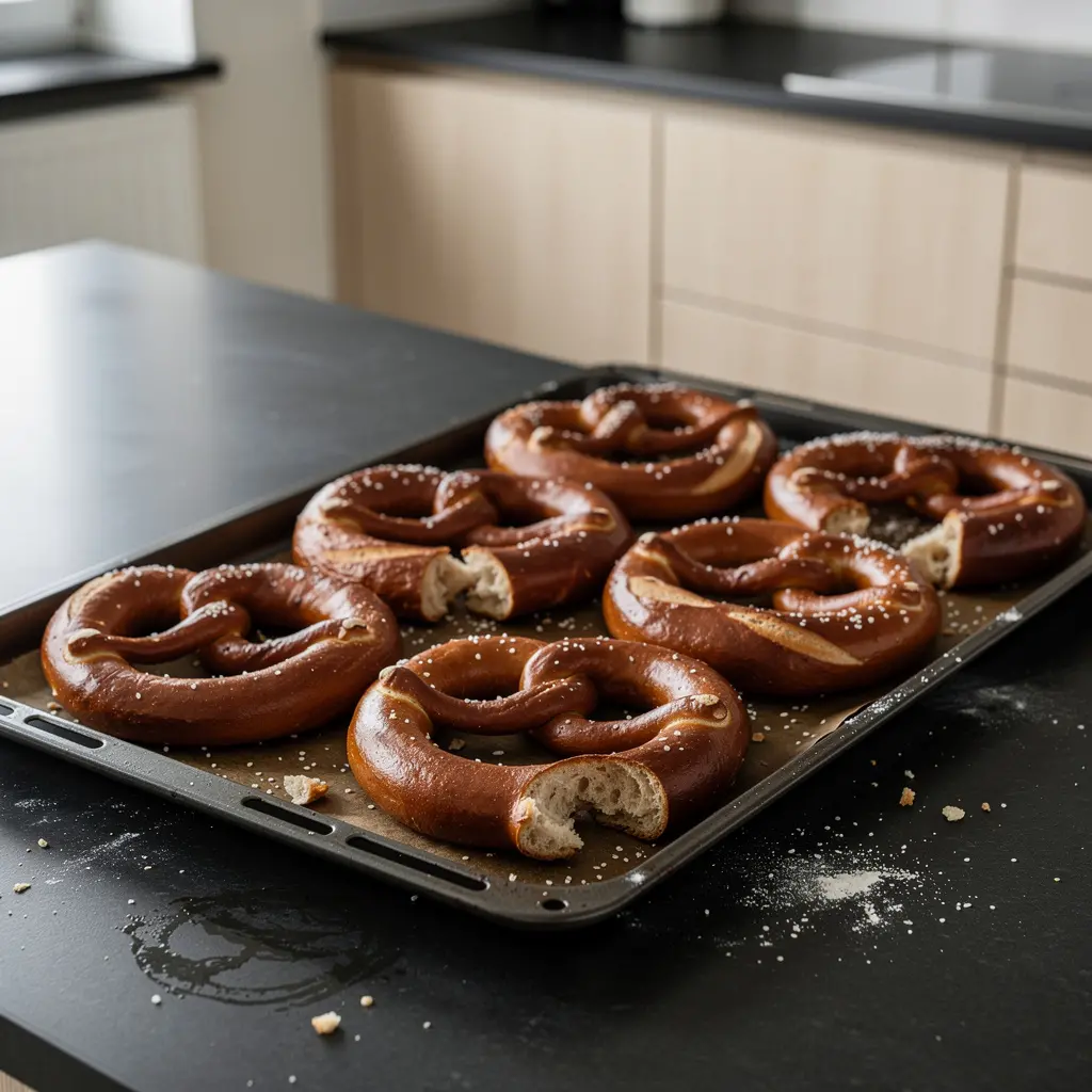 Bretzels allemands du petit déjeuner