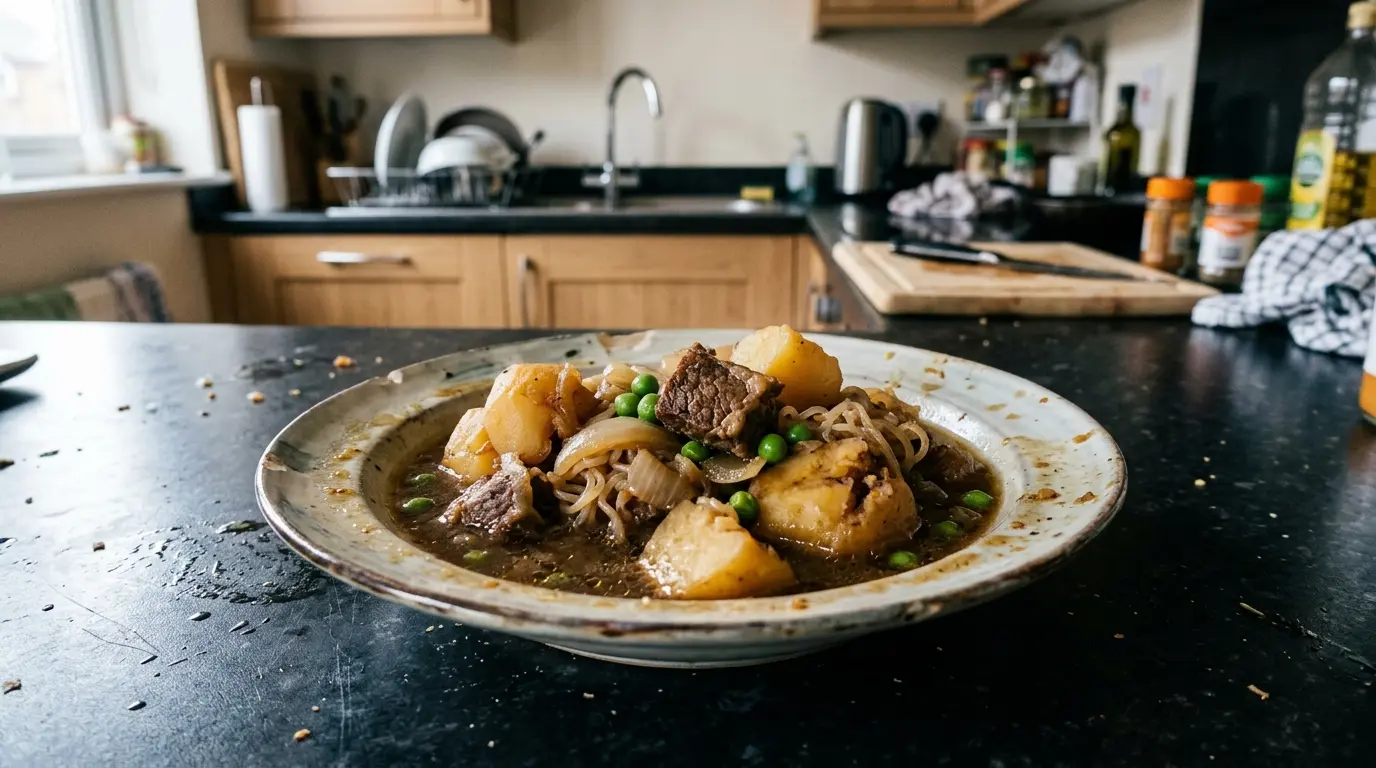 Nikujaga – japoński gulasz z wołowiną i ziemniakami