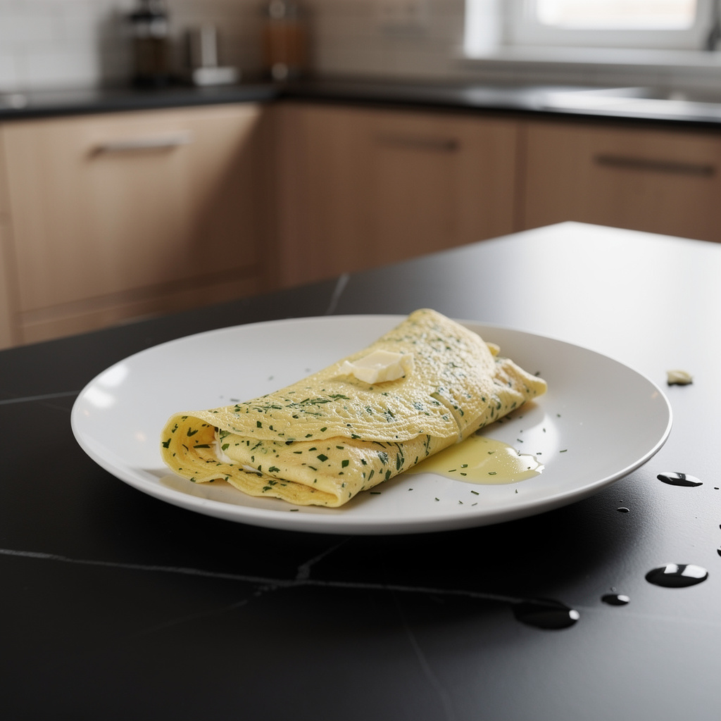 Omelette aux fines herbes – French herb omelet
