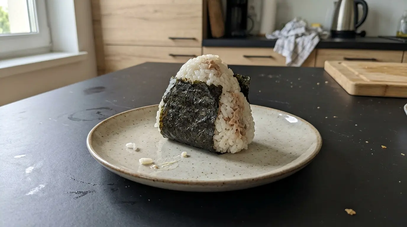 Onigiri z tuńczykiem i majonezem