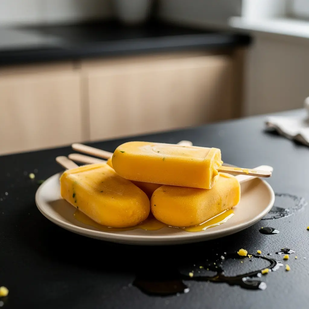 Paletas de mango – mrożone lody z mango i limonką