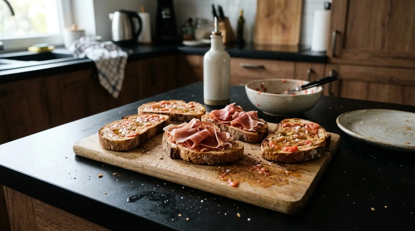 Pan con tomate – katalońskie grzanki z pomidorem