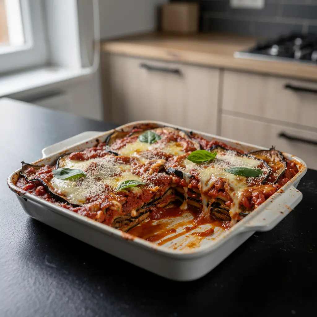 Parmigiana di melanzane – zapiekany bakłażan z serem