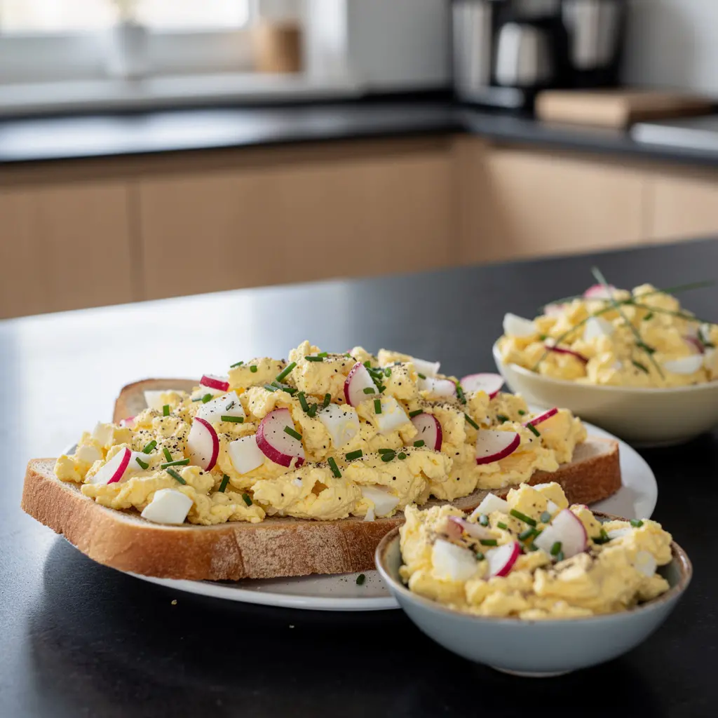 Egg Spread with Radish and Chives