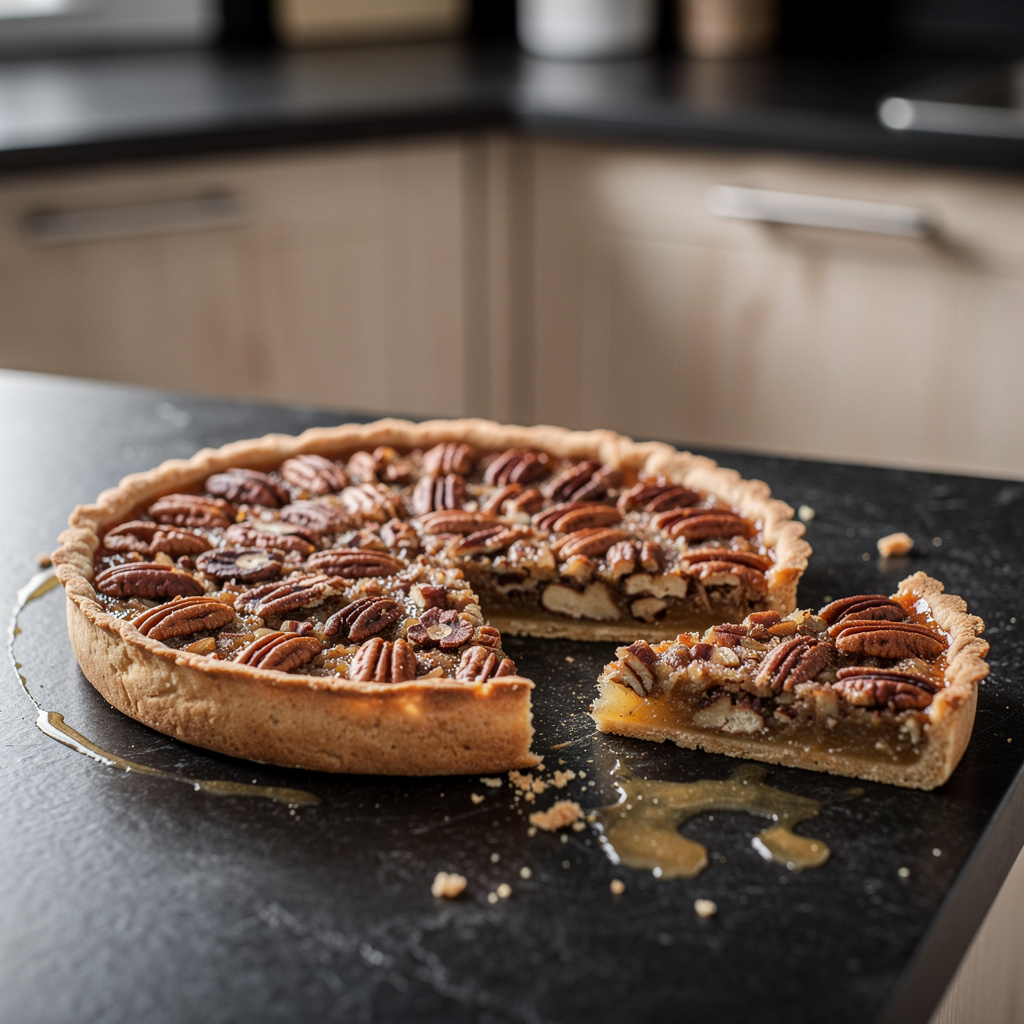 Pecan pie – American pecan tart