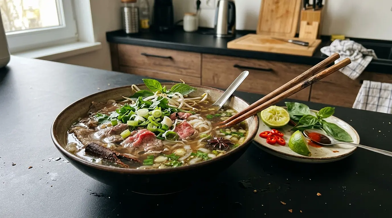 Pho bo – wietnamska zupa z wołowiną