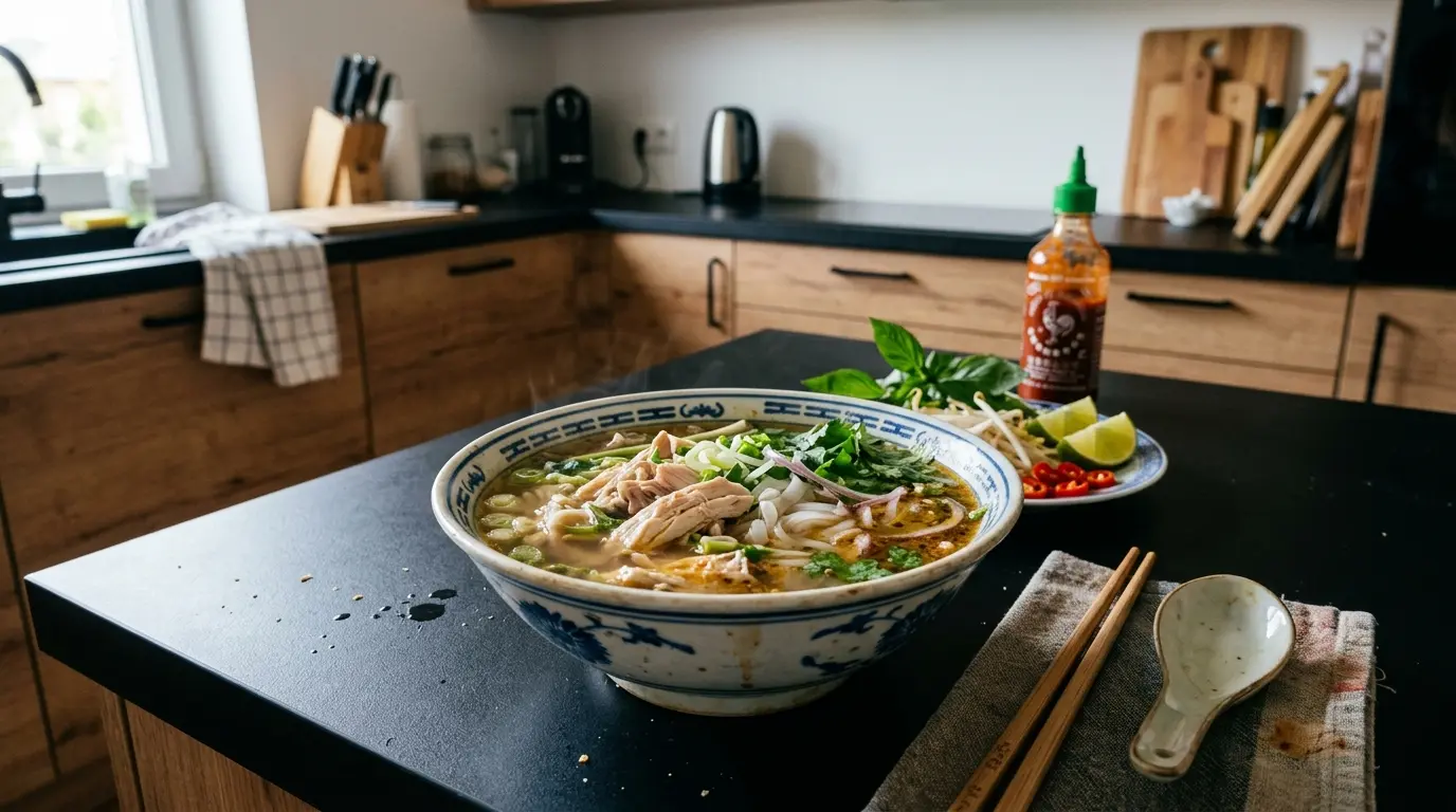 Pho ga – wietnamska zupa z kurczakiem