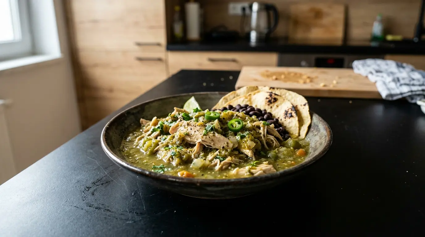 Pollo en salsa verde – kurczak w zielonym sosie