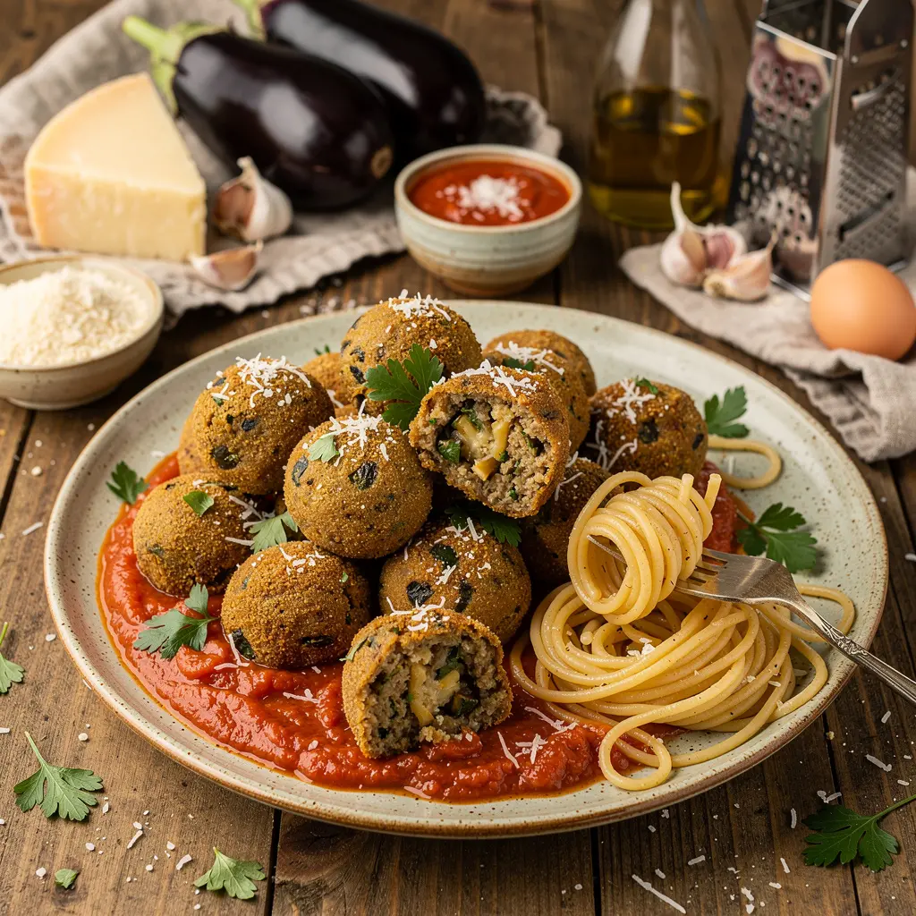 Polpette di melanzane – klopsiki z bakłażana