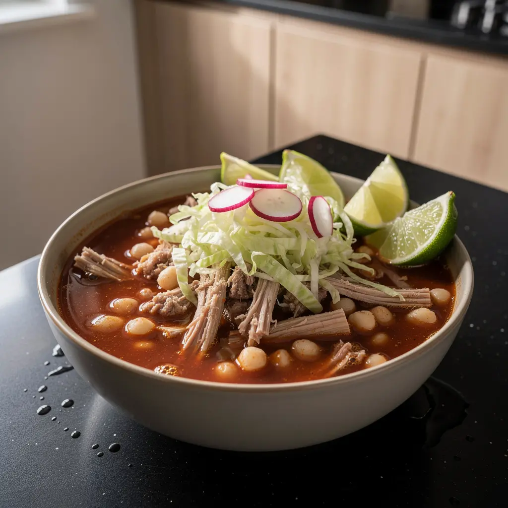 Pozole rojo z wieprzowiną
