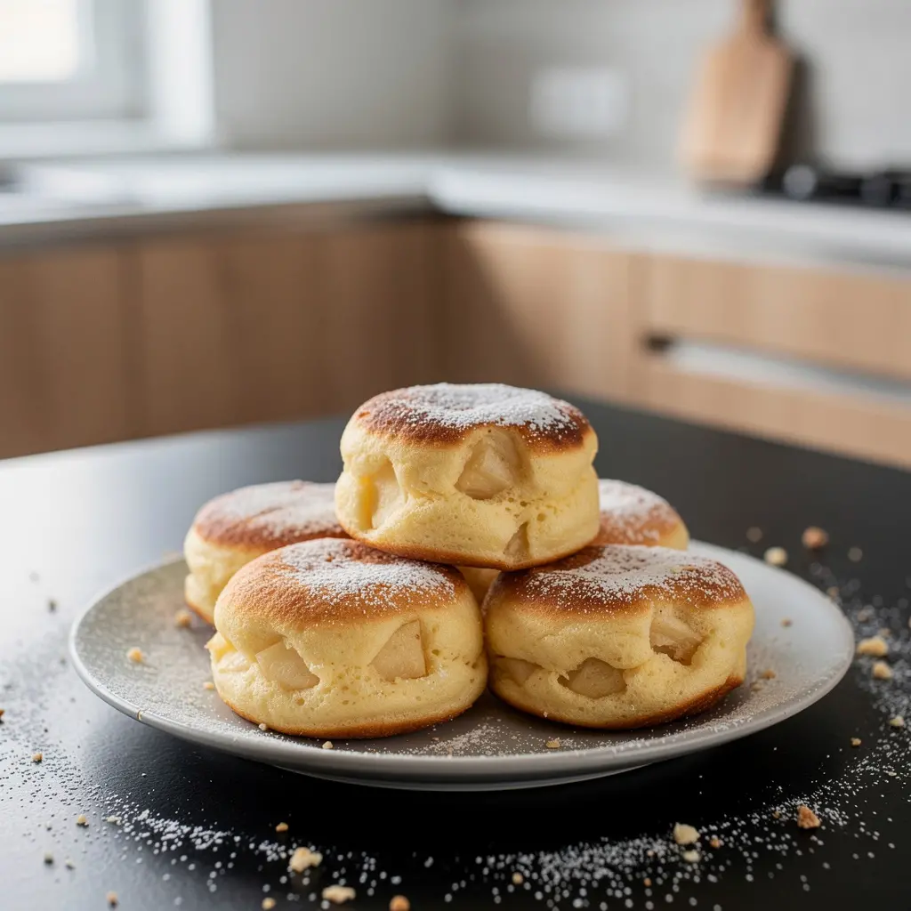Yeast apple fritters