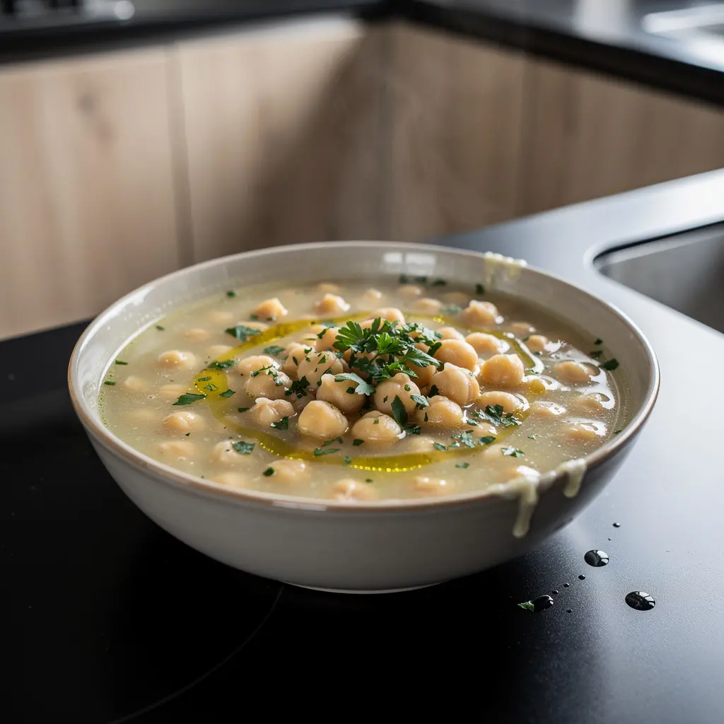 Revithia – grecka zupa z ciecierzycy z cytryną