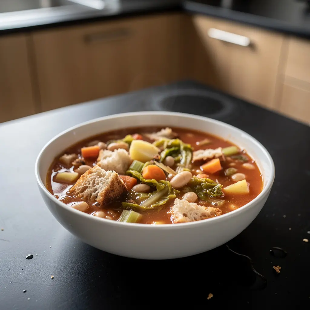 Ribollita – toskańska zupa chlebowa z warzywami