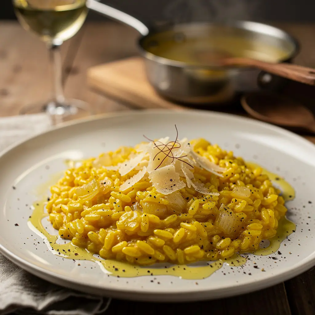 Risotto alla milanese z szafranem