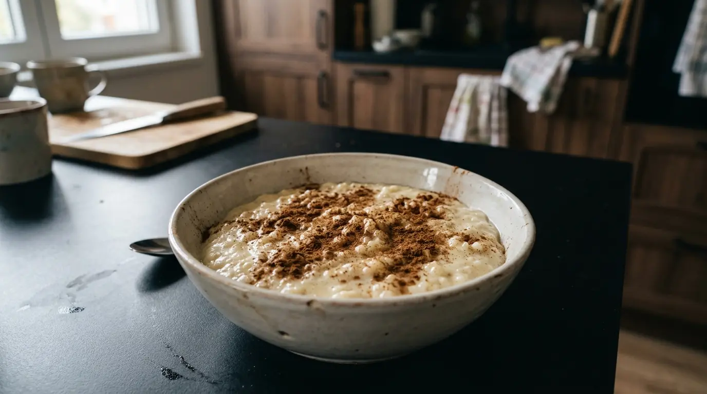 Rizogalo – Greek Rice Pudding with Cinnamon