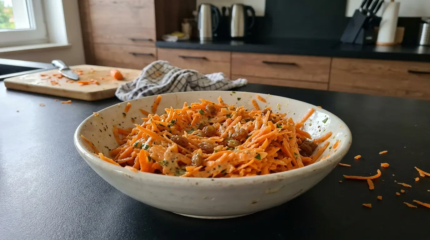 Salade de carottes râpées – francuska sałatka z tartej marchewki