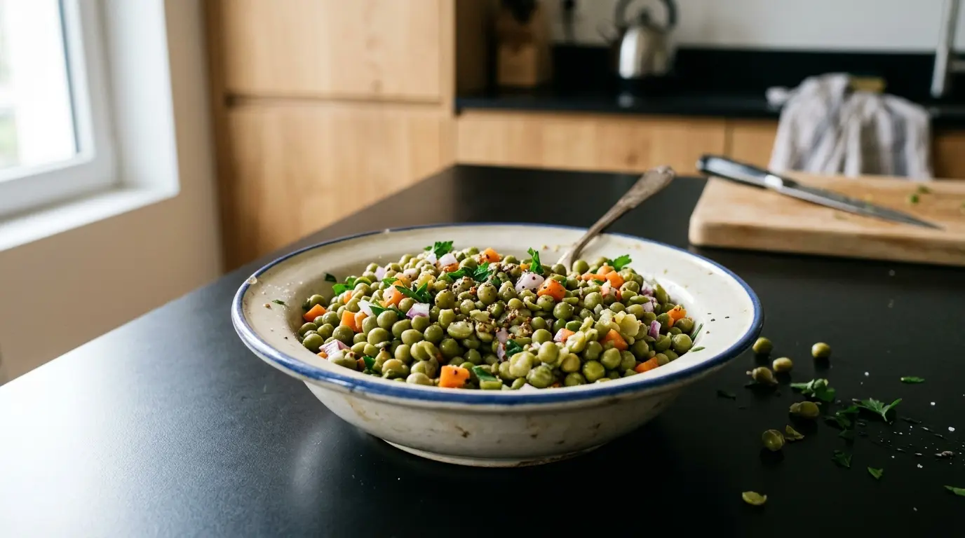 Salade de pois cassés – French split pea salad