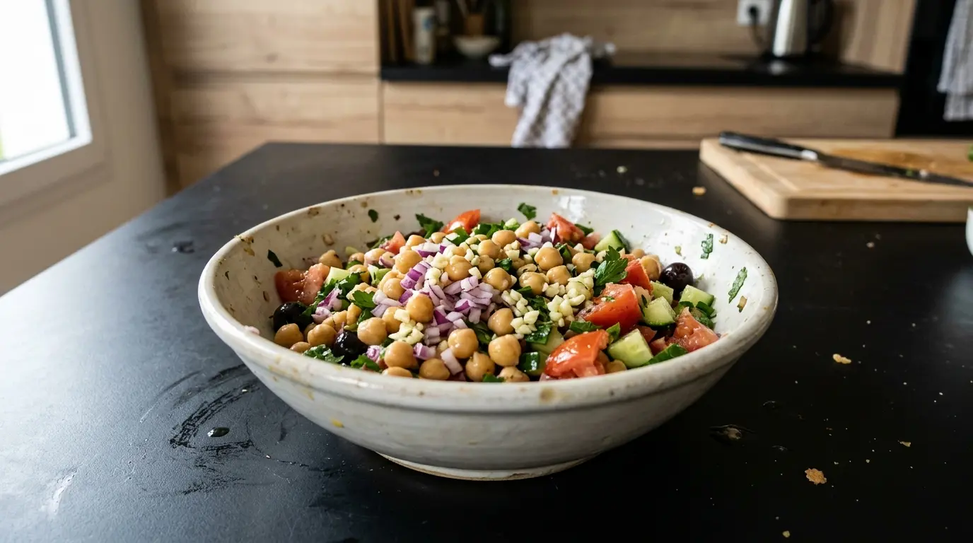 Salade de pois chiches à la provençale – ensalada de garbanzos a la provenzal