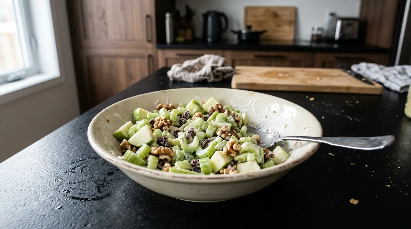 Salade de pommes et céleri z orzechami i jogurtem