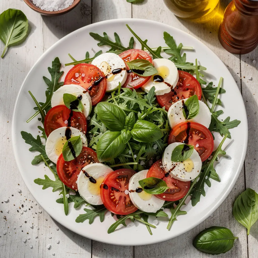 Caprese Salad with Arugula