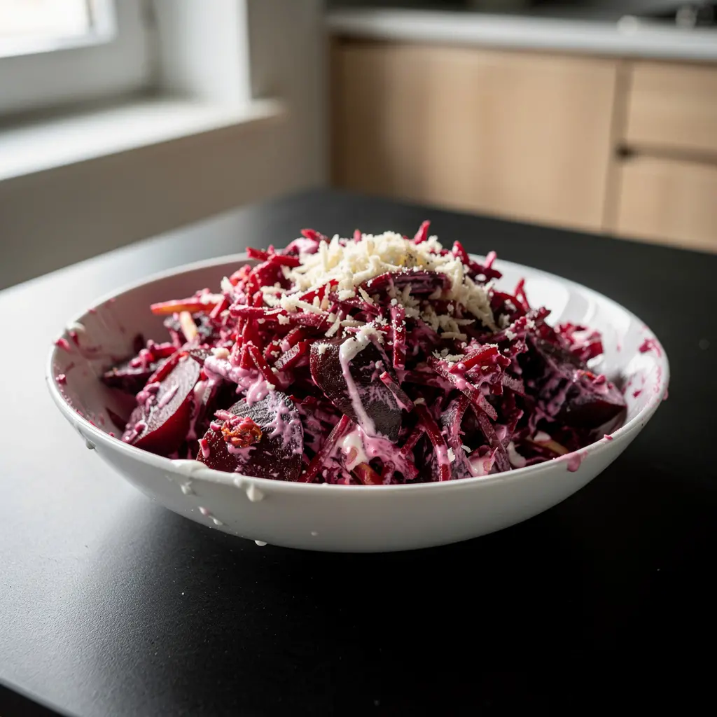Beetroot, Apple and Horseradish Salad