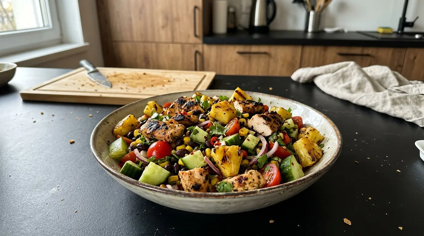 Mexican-Style Grilled Chicken and Pineapple Salad
