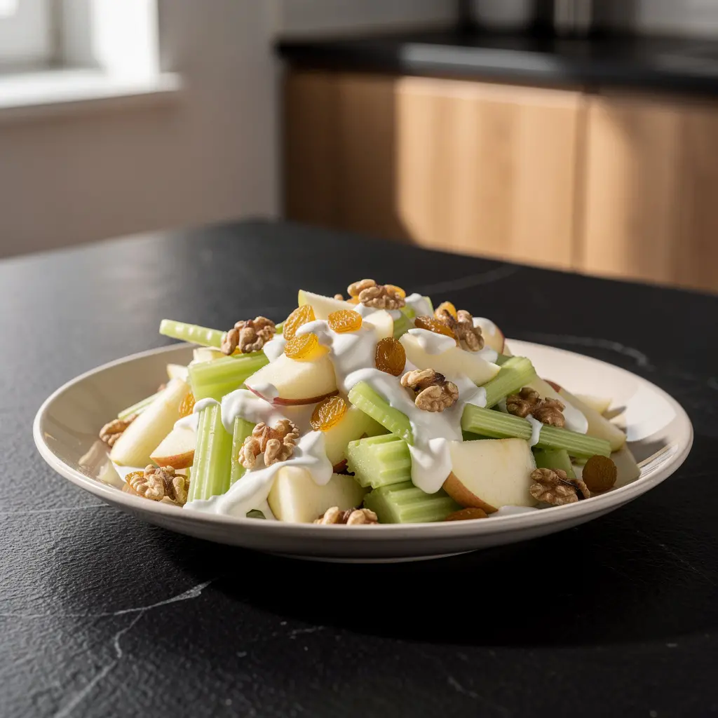 Celery, Apple and Walnut Salad