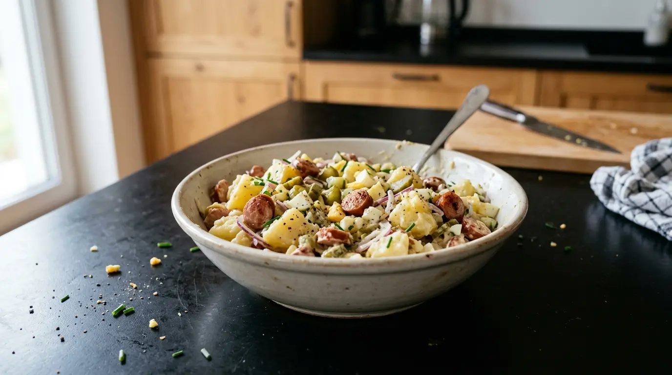 Sałatka ziemniaczana z frankfurterkami