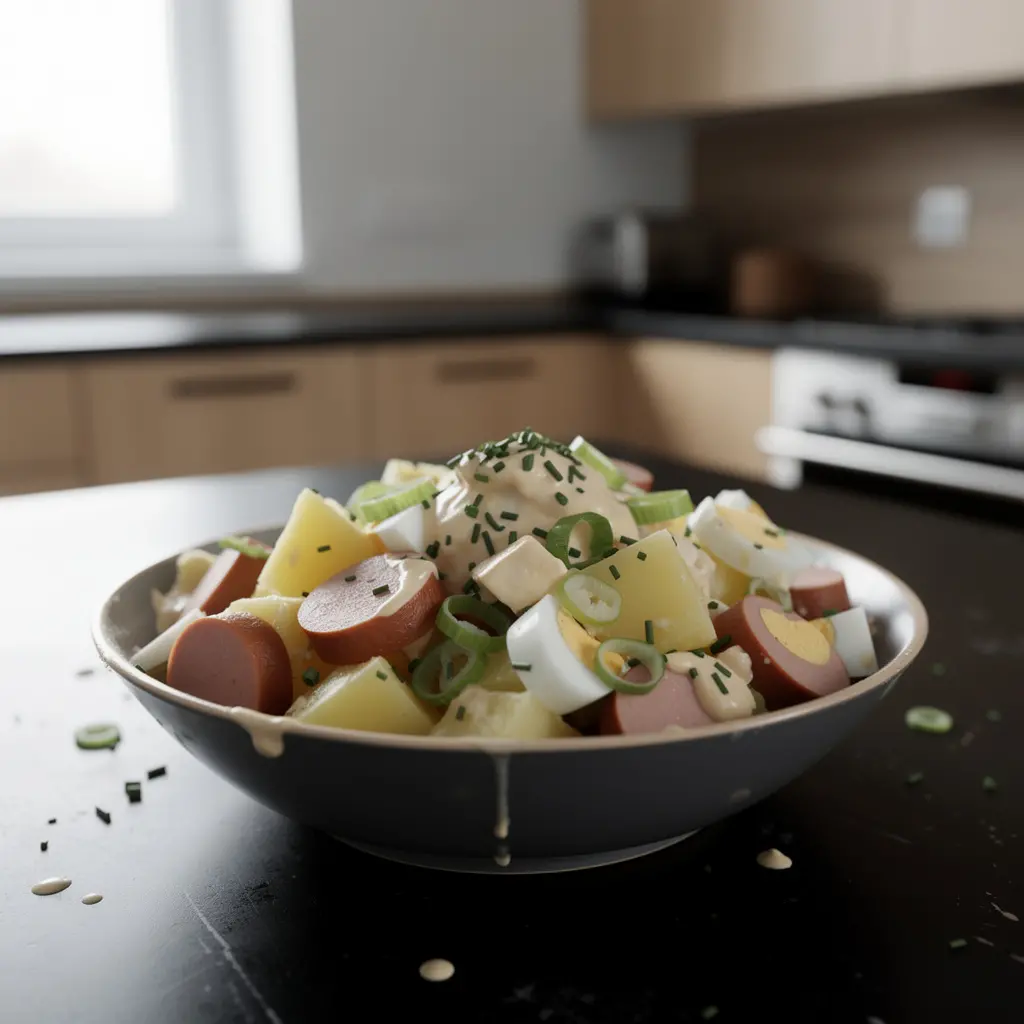 Sałatka ziemniaczana z frankfurterkami