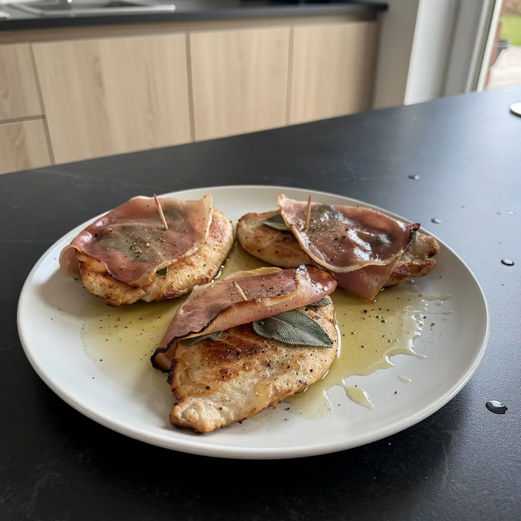 Saltimbocca z kurczaka z szałwią