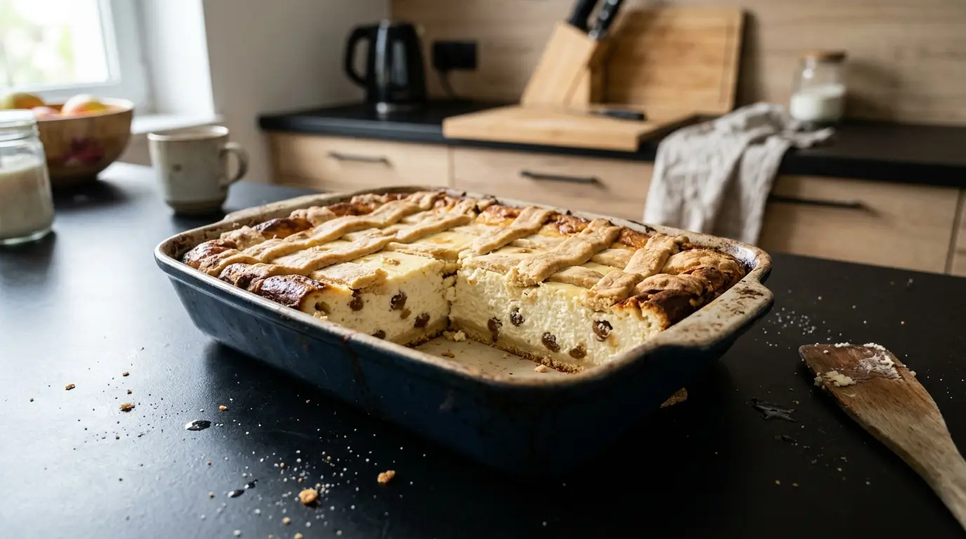 Sernik krakowski z kratką