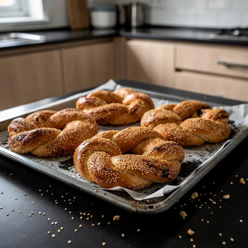 Simit – tureckie obwarzanki sezamowe