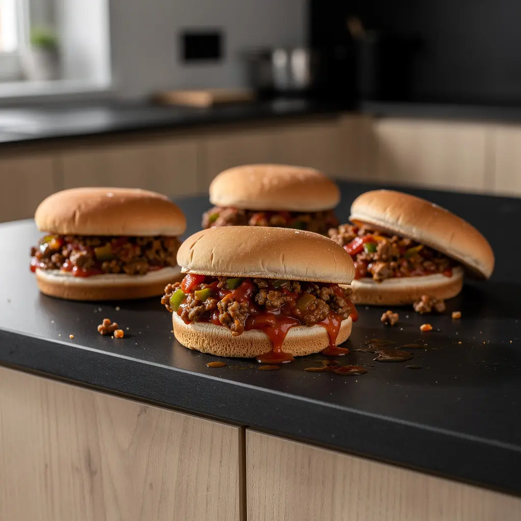 Sloppy joes – bułki z mieloną wołowiną w sosie pomidorowym