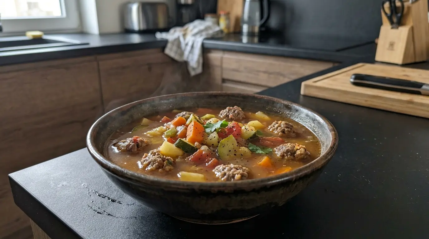 Sopa de albóndigas – zupa z klopsikami po meksykańsku