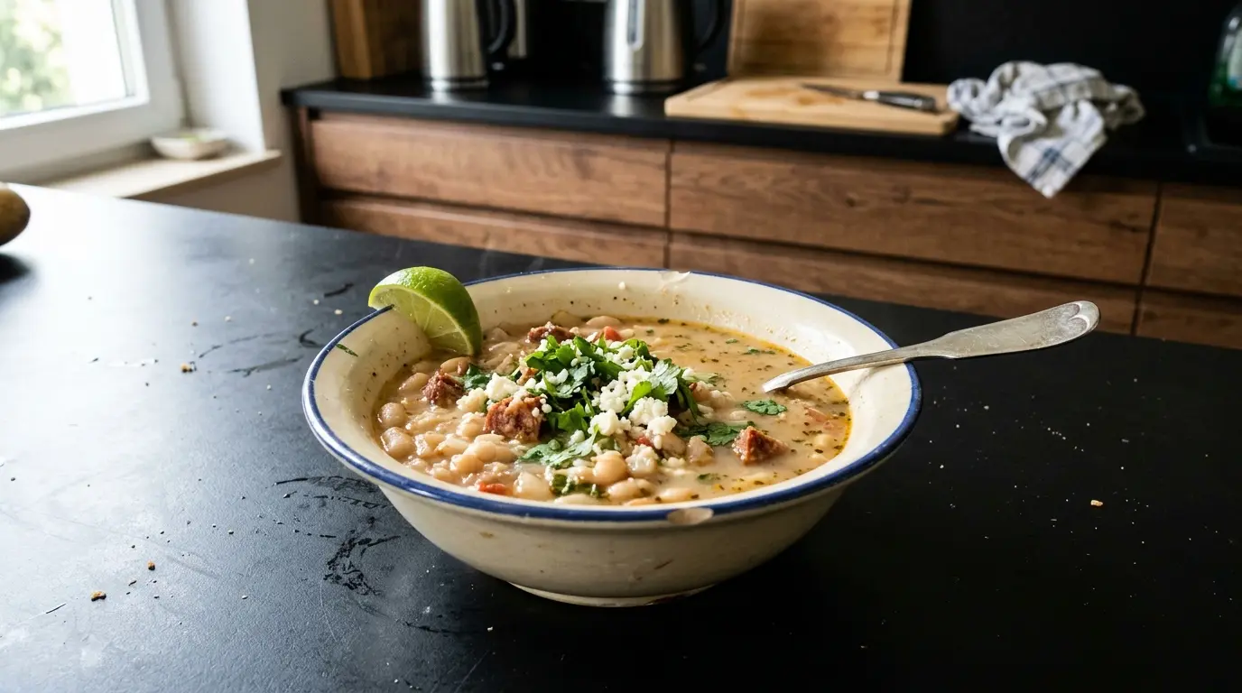Sopa de frijoles blancos – zupa z białej fasoli po meksykańsku