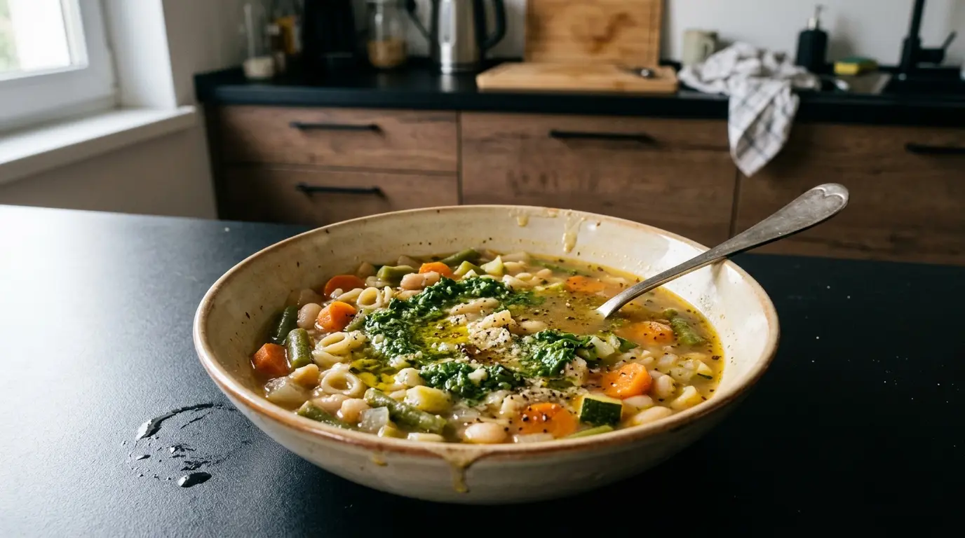 Soupe au pistou – prowansalska zupa warzywna z bazyliowym sosem