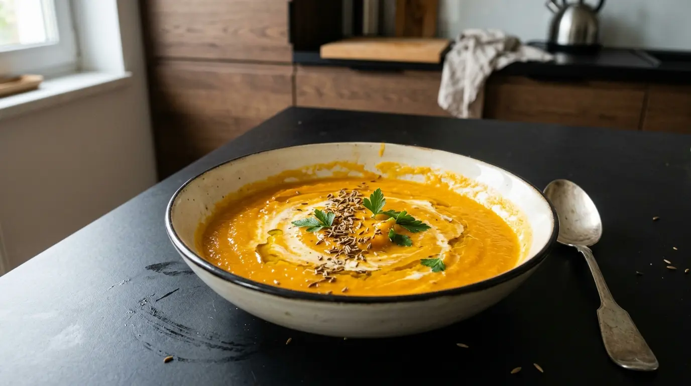 Soupe de carottes au cumin – krem z marchewki z kuminem po francusku