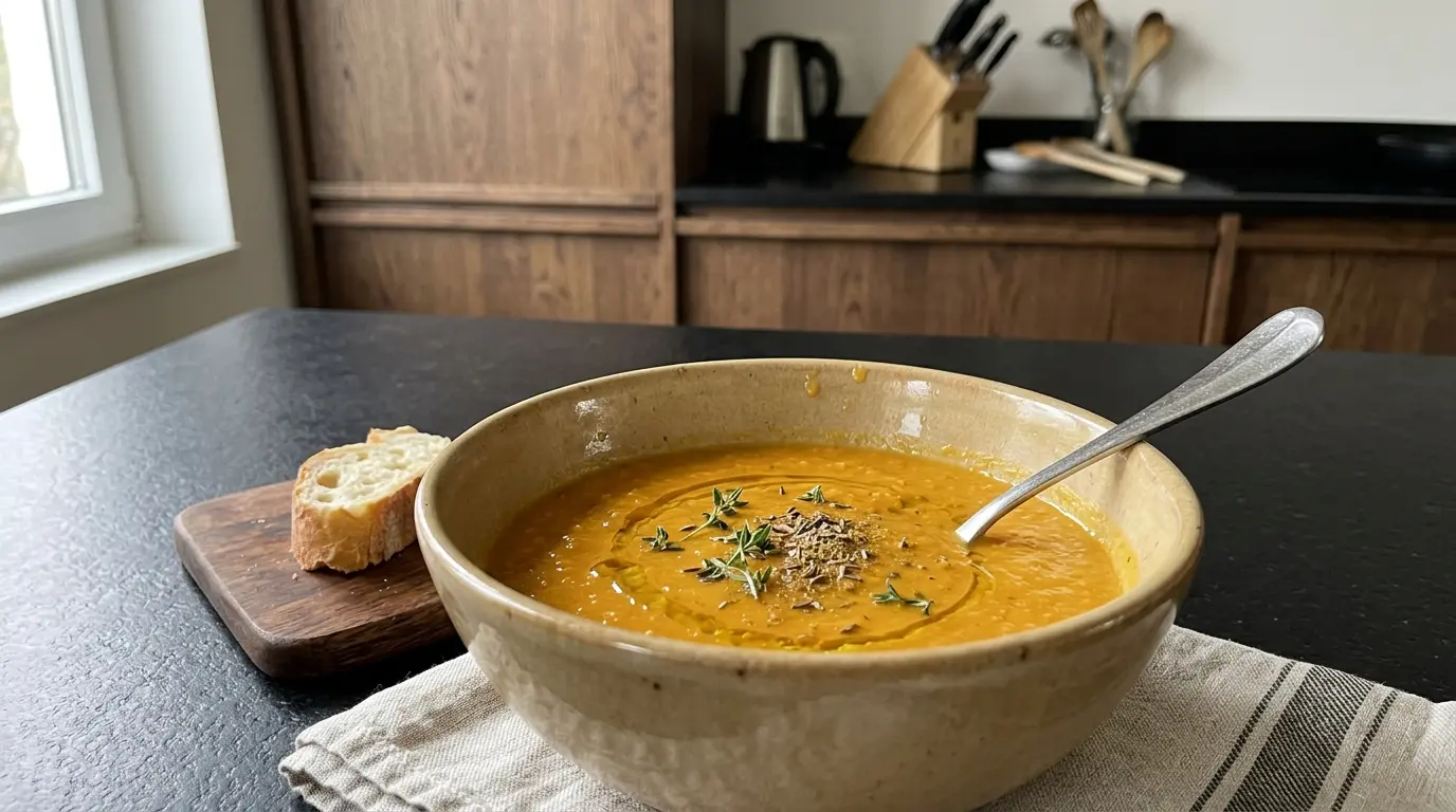 Soupe de carottes au cumin – crema de zanahoria con comino al estilo francés