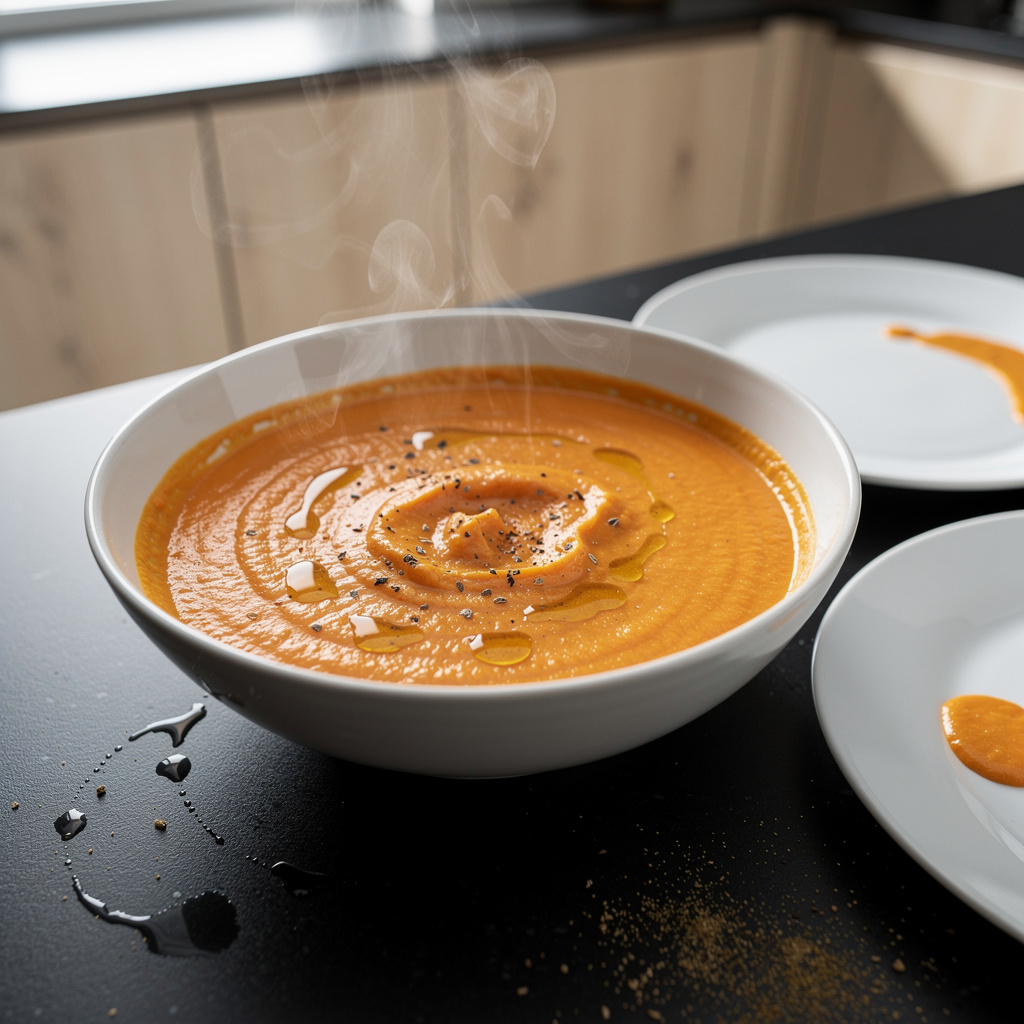 Soupe de carottes au cumin – crème de carottes au cumin à la française