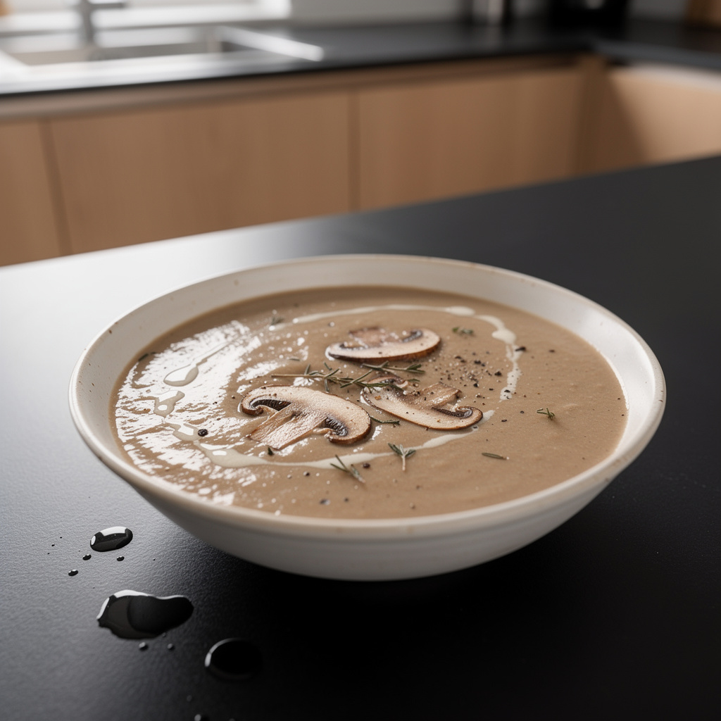 Soupe de champignons à la crème – krem z pieczarek po francusku