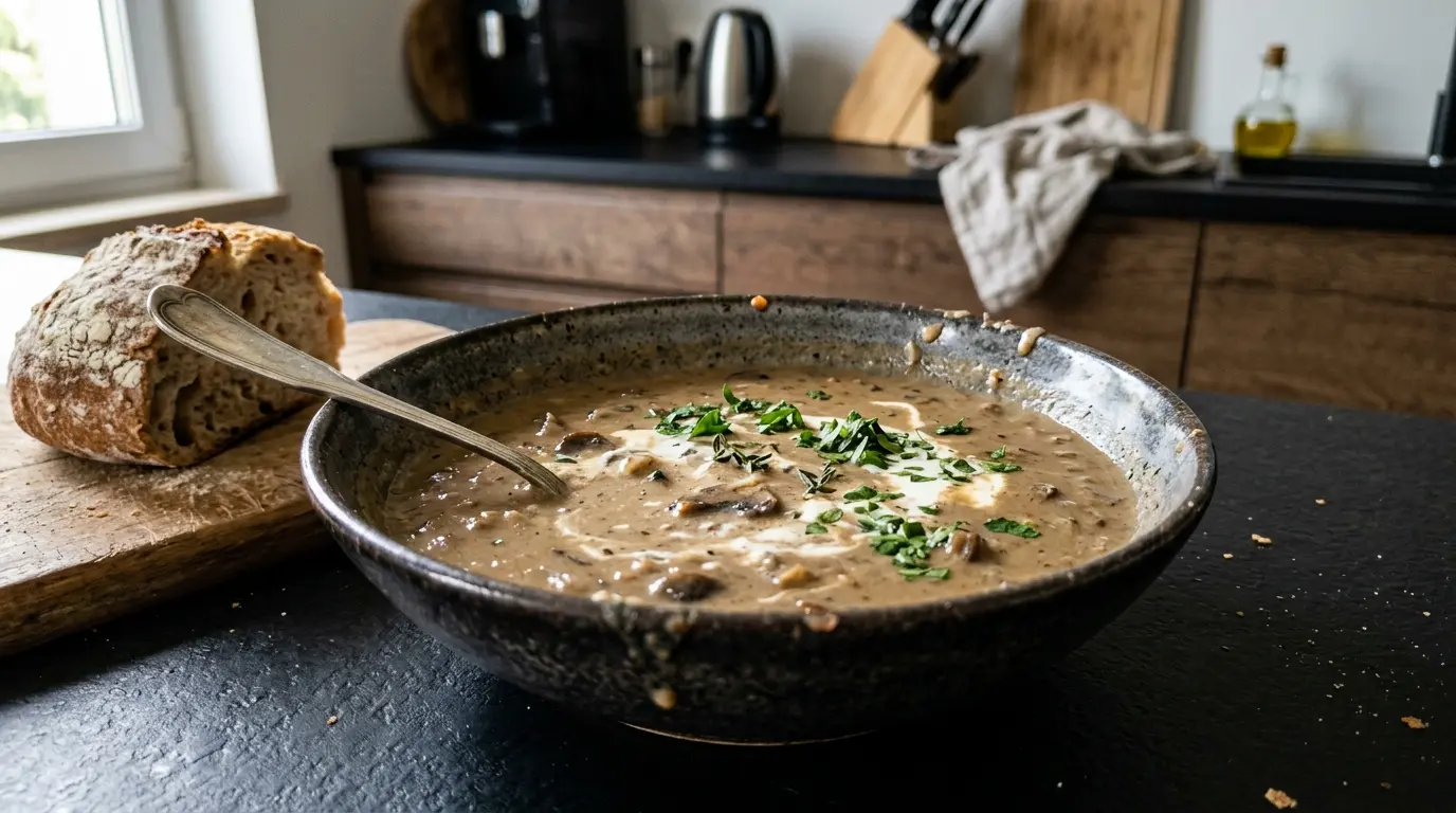 Soupe de champignons à la crème – krem z pieczarek po francusku