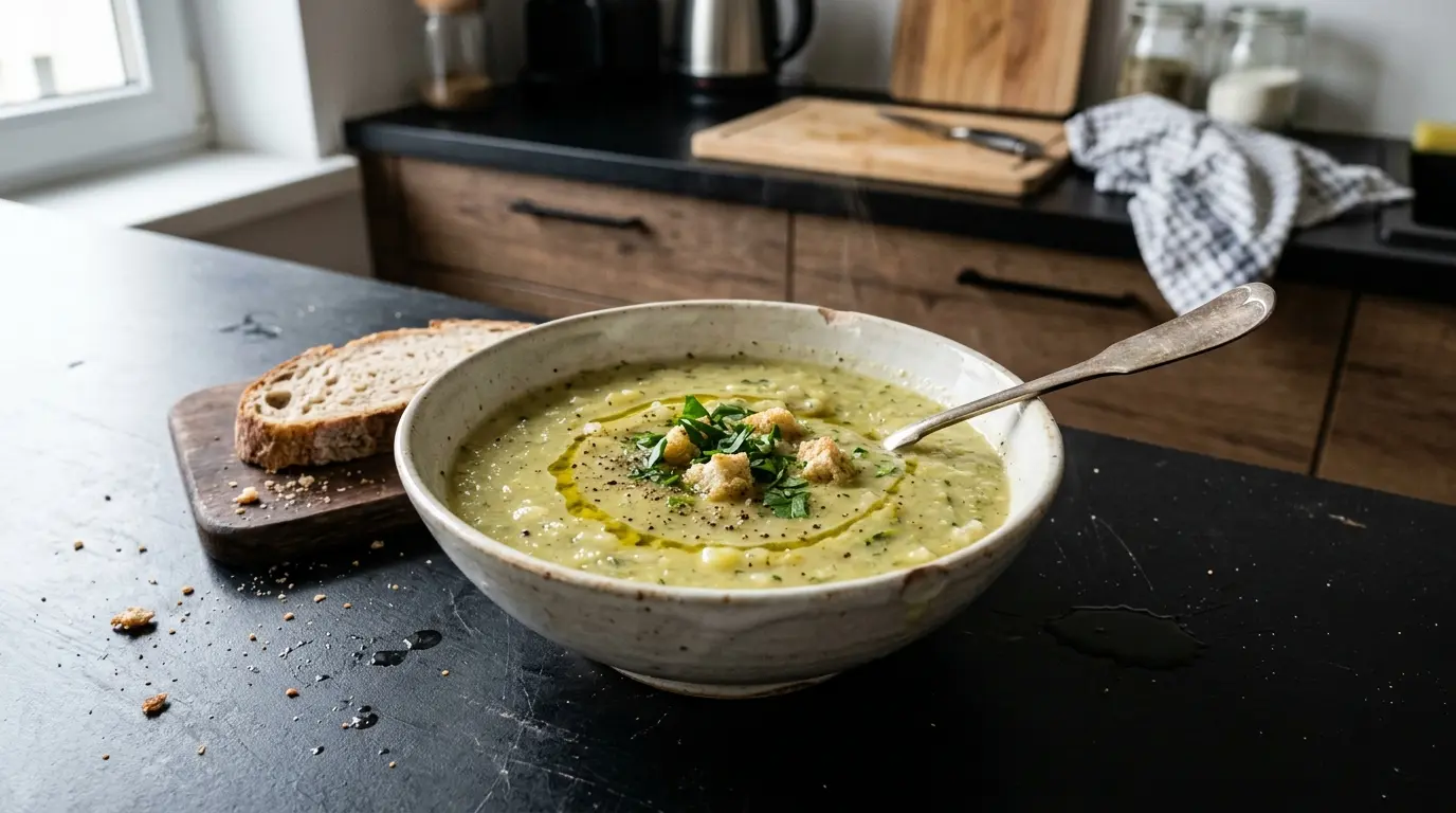 Soupe de courgettes et pommes de terre – lekki krem z cukinii i ziemniaków